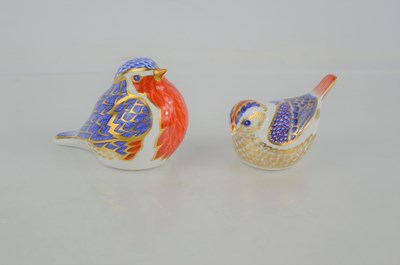 Lot 144 - Two Royal Crown Derby paperweights comprising...