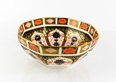 Lot 330 - A Royal Crown Derby octagonal bowl, in the...