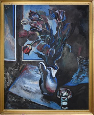 Lot 402 - Sava Savov (20th century) still life of...