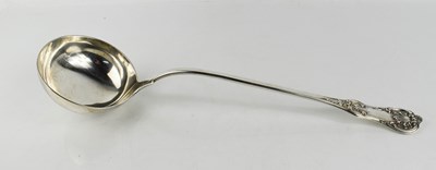 Lot 62 - A Scottish silver ladle, with the King pattern,...