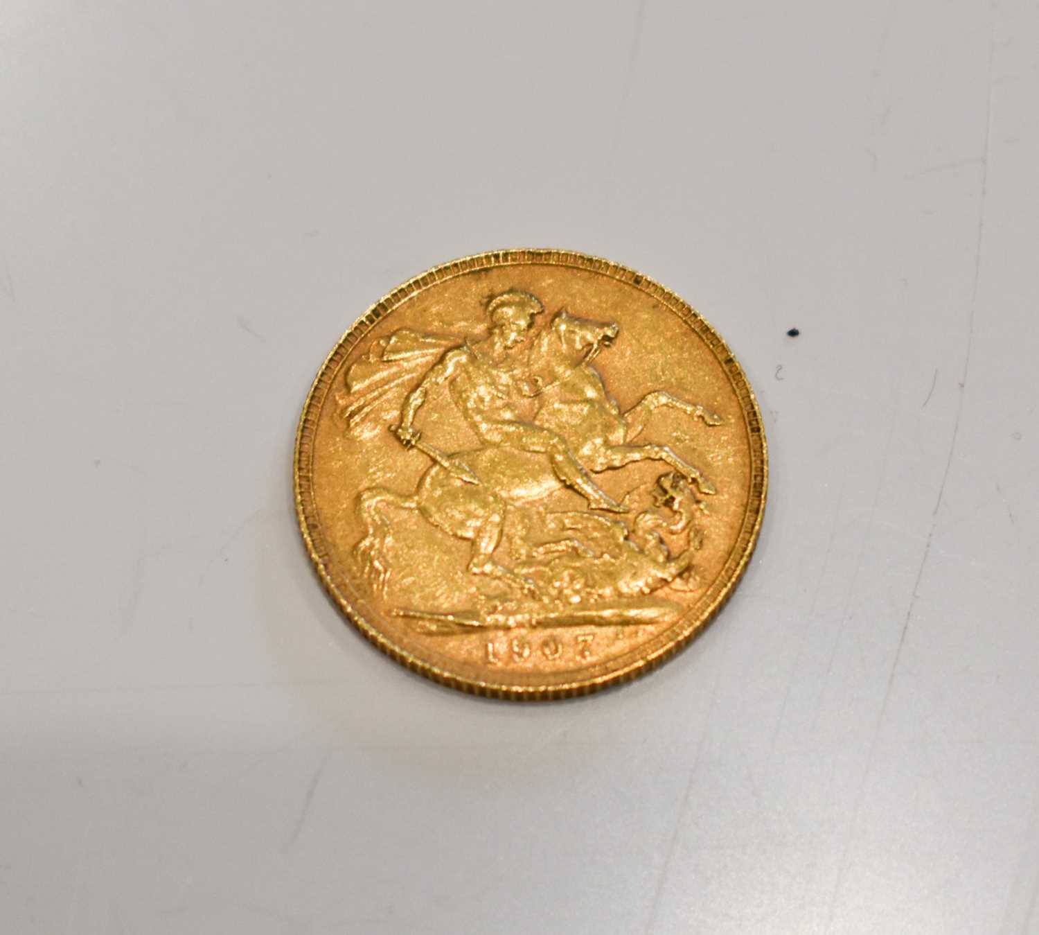 Lot 248 An Edward VII full gold sovereign with Perth