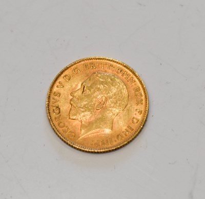 Lot 241 - A George V half gold sovereign dated 1913.