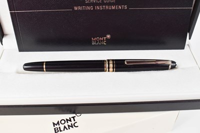 Lot 283 - A Montblanc Meisterstuck gold coated fountain...