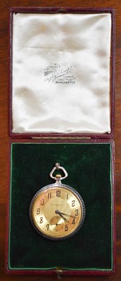 Lot 259 - A pocket watch retailed by Terrys of...