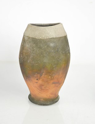 Lot 138 - A Chessal pottery vase, together with a Studio...
