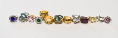 Lot 231 - A group of sixteen silver and silver gilt...