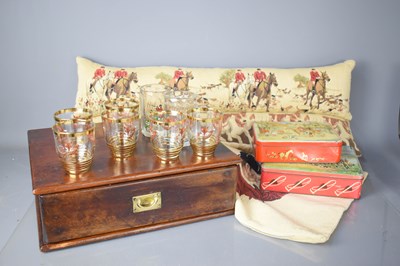 Lot 71 - A group of hunting related items including six...