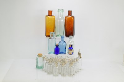 Lot 17 - A group of medicine and other bottles to...