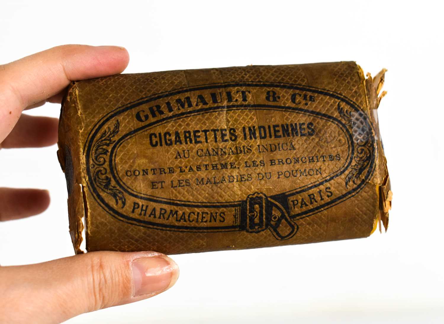 Lot 23 - A 19th century packet of Grimault & Co asthma...