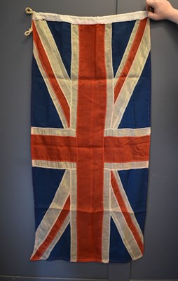 Lot 360 - A vintage linen Union flag of separate panels...