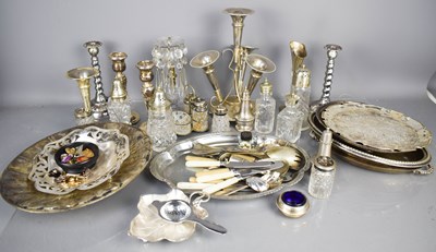 Lot 334 - A quantity of silver plate ware to include...