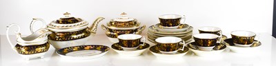 Lot 173 - An early 19th century Derby tea set for six...