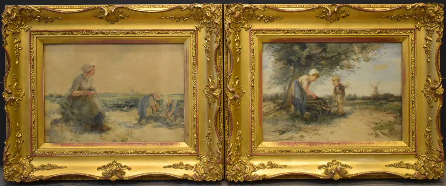 Lot 425 - A pair of 19th century watercolours in the...