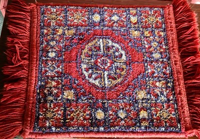 Lot 370 - A quantity of small wool Middle Eastern rugs.