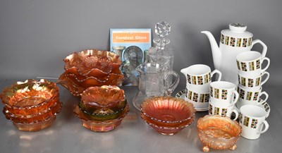 Lot 249 - A group of Carnival glass to include a...