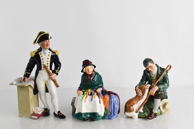Lot 143 - Three Royal Doulton figurines comprising The...