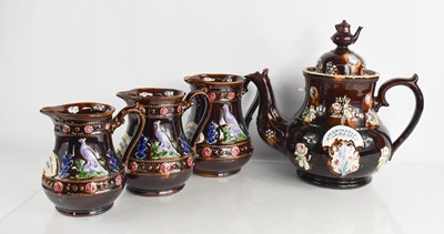 Lot 182 - A group of 19th century Bargeware, to include...