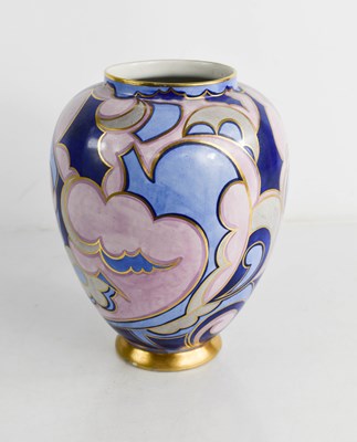 Lot 256 - A Carlton Ware hand painted ginger jar,...