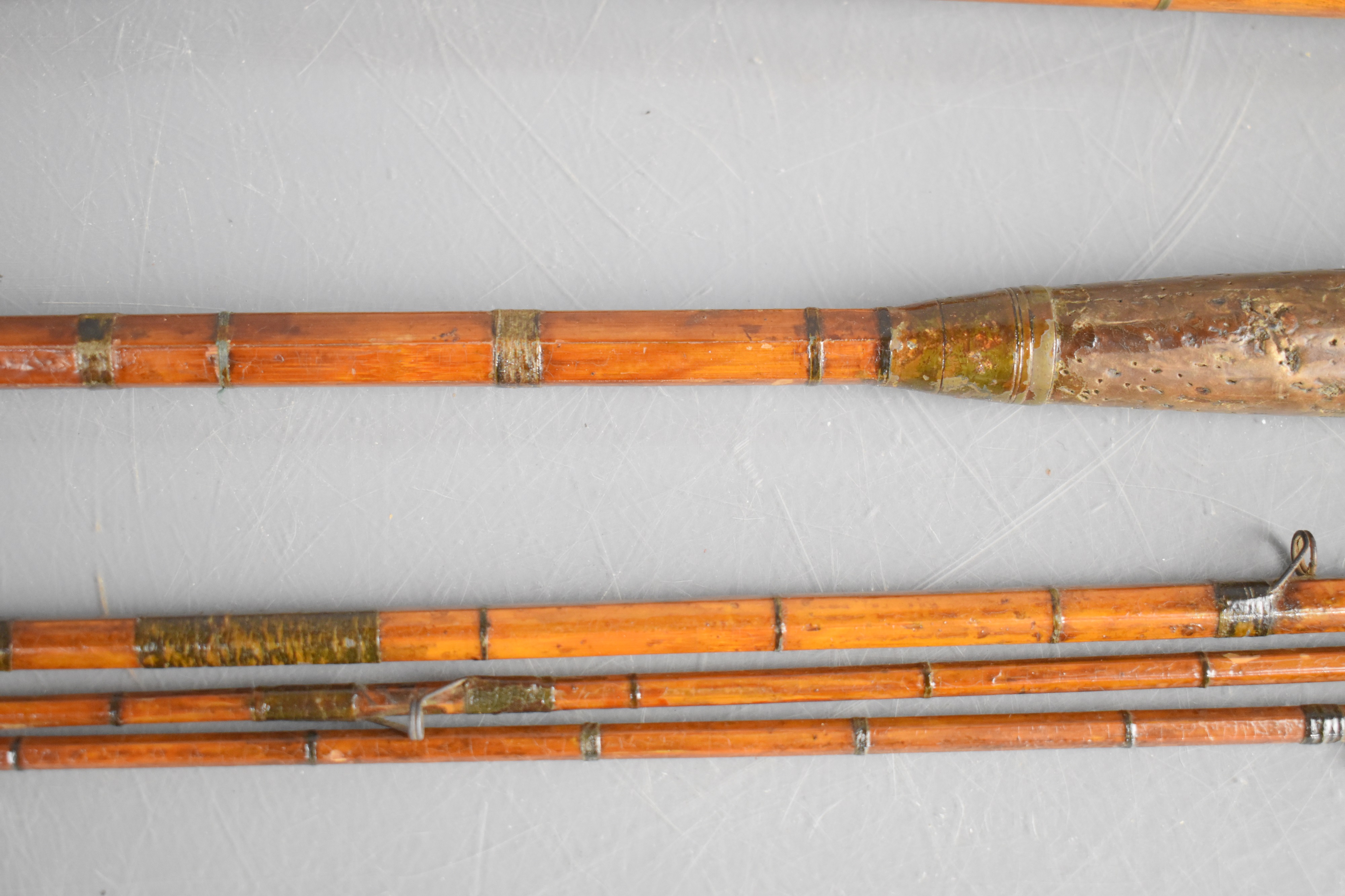 Lot 78 - A vintage Milward split cane fishing rod