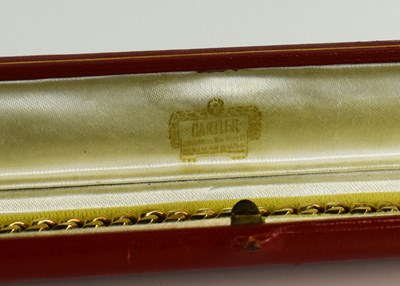 Lot 4 - A Cartier 9ct gold curb link bracelet, 18cm...