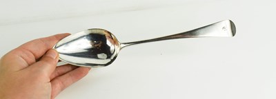 Lot 209 - A Georgian silver tablespoon, London 1807 by...