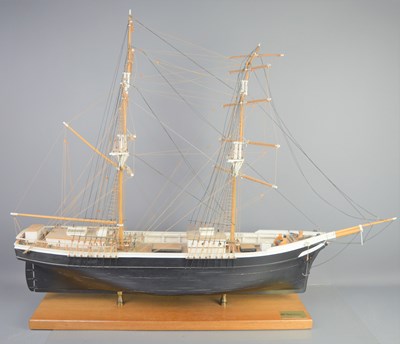 Lot 323 - A 1:48 scale, painted wooden model of the...