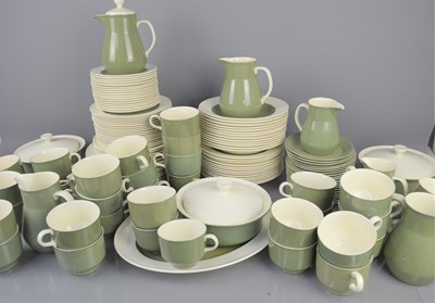 Lot 101 - A large Wedgwood dinner service in the "Moss...