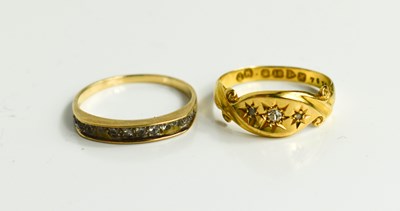 Lot 33 - An Edwardian 18ct gold and diamond ring,...