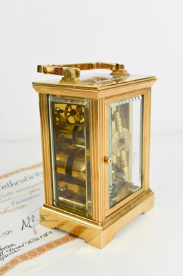 Lot 106 - A Charles Frodsham carriage clock, together...