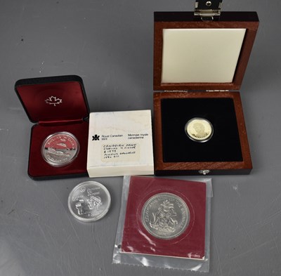 Lot 181 - A Canadian silver proof dollar in original...