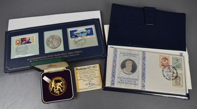 Lot 180 - A Michelangelo 500th Anniversary Silver Medal...