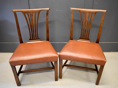 Lot 641 - A pair of early 19th century mahogany dining...