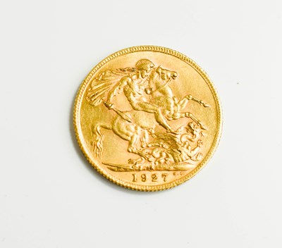 Lot 171 - A 1927 gold full sovereign.