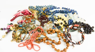 Lot 85 - A selection of beaded necklaces, to include...