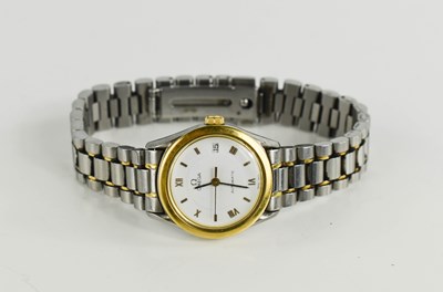Lot 103 - An Omega stainless steel ladies wristwatch...
