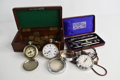 Lot 105 - A group of collectables to include a silver...