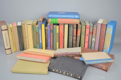 Lot 240 - A large group of Folio Society books to...