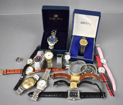 Lot 145 - A group of ladies and gentlemen's watches...