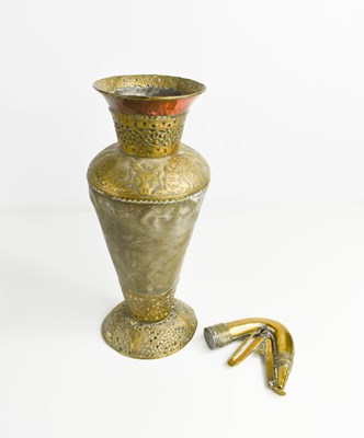 Lot 502 - A 19th century Anglo-Indian brass and copper...