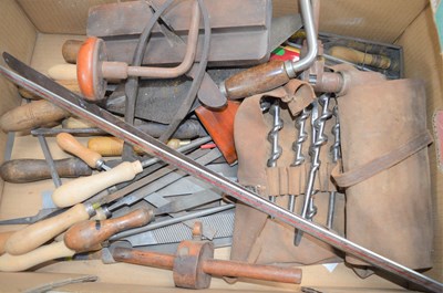 Lot 343 - A quantity of vintage tools to include files...