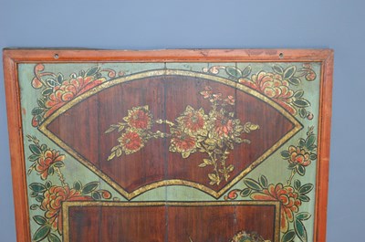 Lot 24 - An early 20th century Chinese painted panel,...