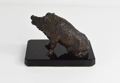 Lot 9 - A late 19th / early 20th century bronze model...