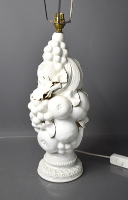 Lot 270 - An Italian pottery fruit form white porcelain...