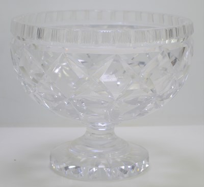 Lot 55 - A mid 19th Century cut glass fruit bowl, part...