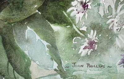 Lot 302 - Joan Phillips (20th century) watercolour on...