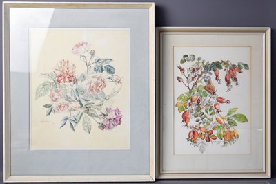 Lot 305 - M F Wickham (20th century) two watercolour and...