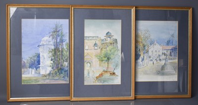 Lot 306 - Three 20th century watercolour on paper Middle...