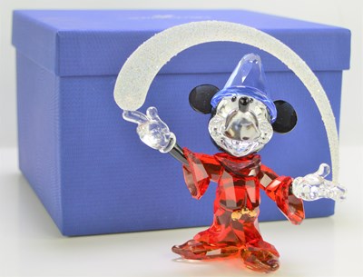 Lot 131 - A Swarovski Disney "Mickey Sorcerer Fantasia"...