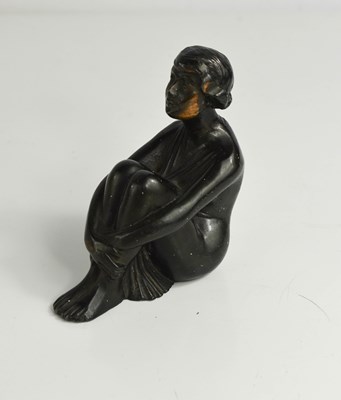 Lot 29 - An Art Deco bronze car mascot in the form of a...