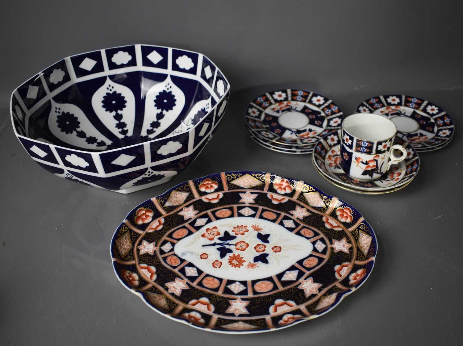 Lot 90 - A group of Imari pattern Royal Crown Derby...